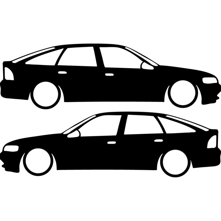 Buy Opel Vectra B Low Decal Sticker Online