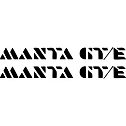 Buy Opel Manta Gte Decal Sticker Online