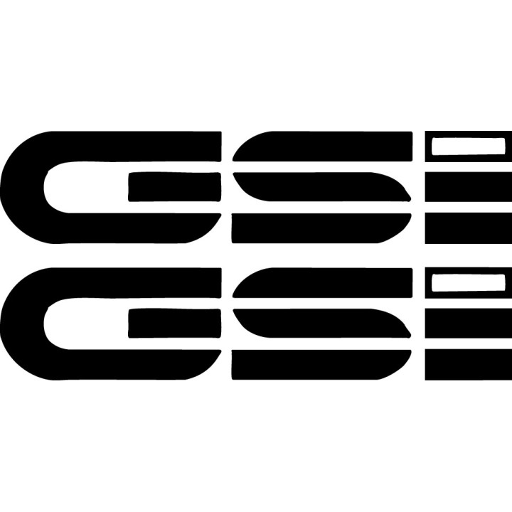 Buy Opel Gsi Decal Sticker Online
