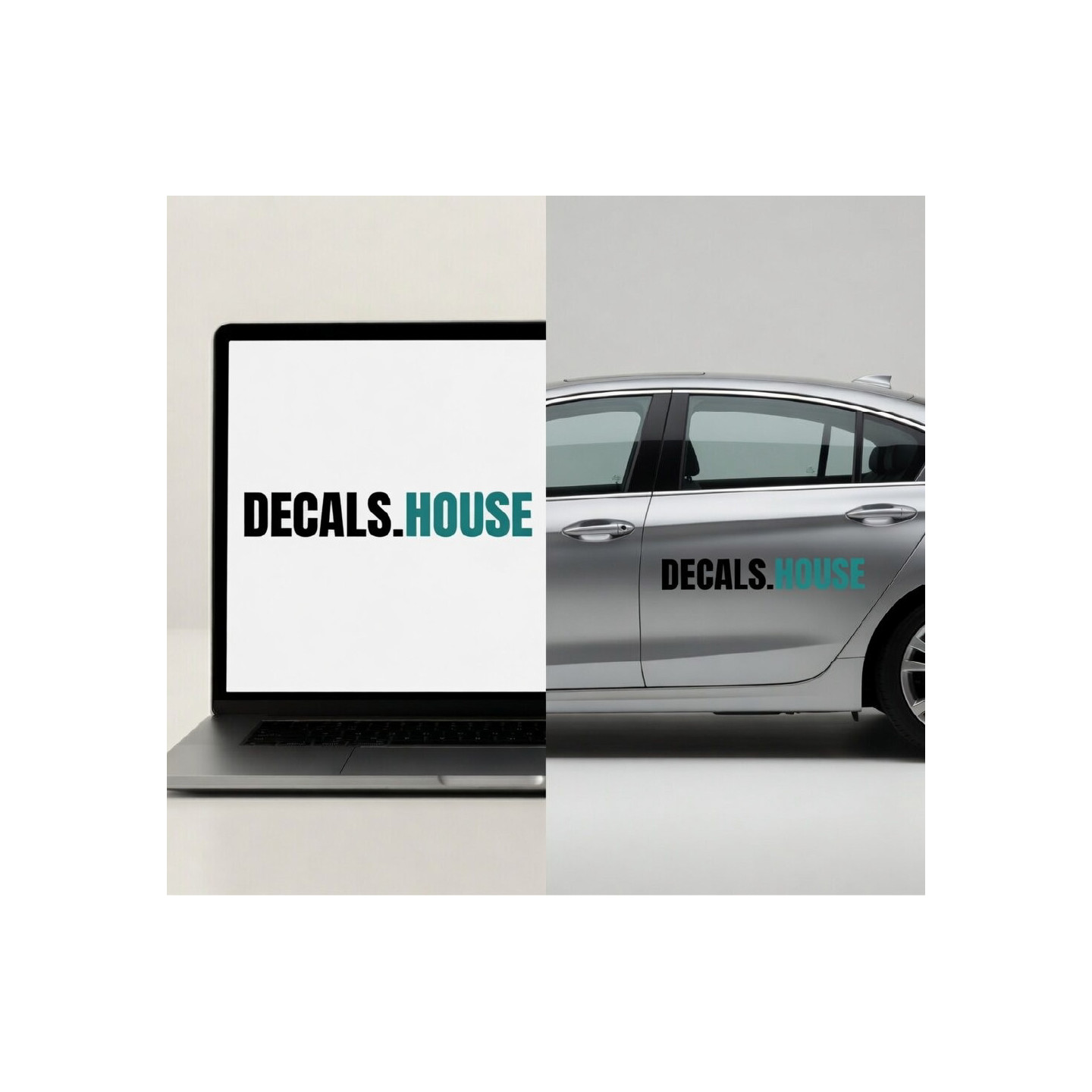 Custom Vinyl Decals Cut to Any Size & Colour