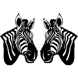 Zebra Vinyl Decal Sticker V14 - DecalsHouse