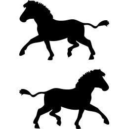 Zebra Vinyl Decal Sticker V18 - DecalsHouse