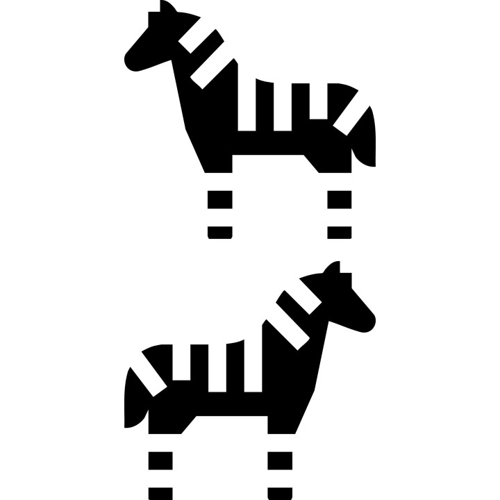 Zebra Vinyl Decal Sticker V5 - DecalsHouse