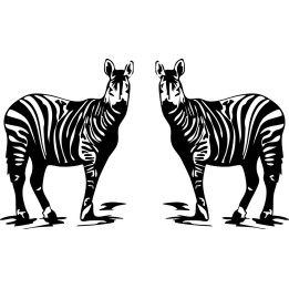 Zebra Vinyl Decal Sticker - DecalsHouse