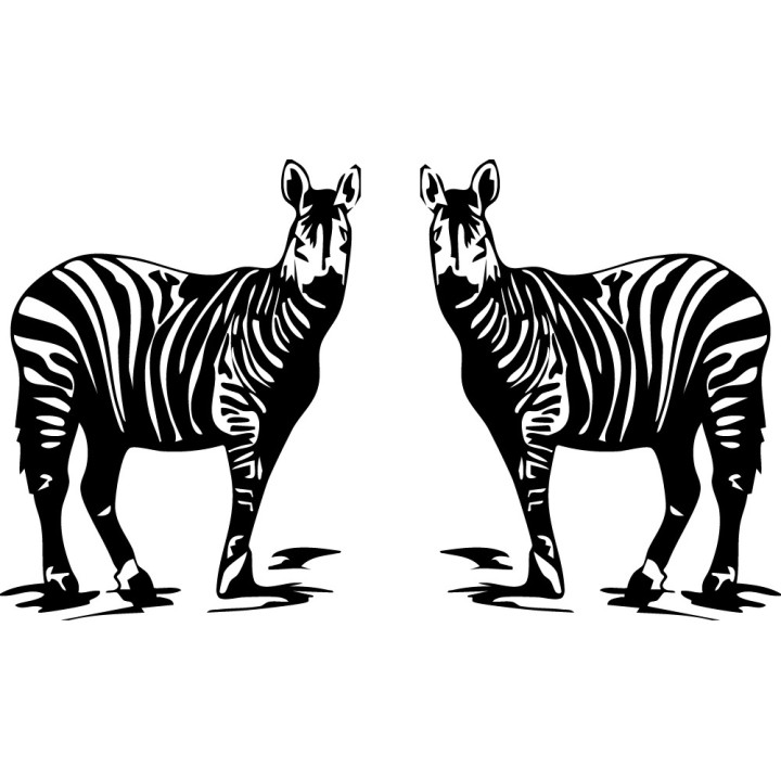 Zebra Vinyl Decal Sticker - DecalsHouse