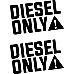 Diesel Only Sticker Vinyl Decal Dh - DecalsHouse