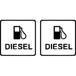 Diesel Sticker Vinyl Decal V3 Dh - DecalsHouse