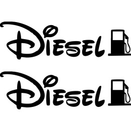 Diesel Sticker Vinyl Decal V4 Dh - DecalsHouse