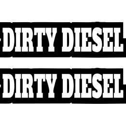 Dirty Diesel Sticker Vinyl Decal V5 Dh - DecalsHouse
