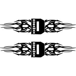 Duramax Diesel Tribal Dh - DecalsHouse