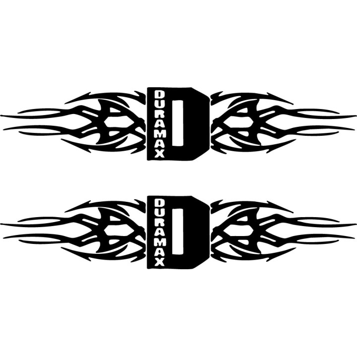 Duramax Diesel Tribal Dh - DecalsHouse