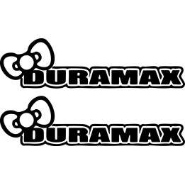 Duramax With Bow Dh - DecalsHouse