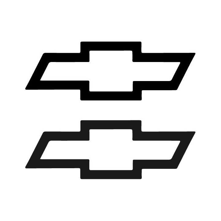 Buy Chevrolet 2 Decal Sticker Online