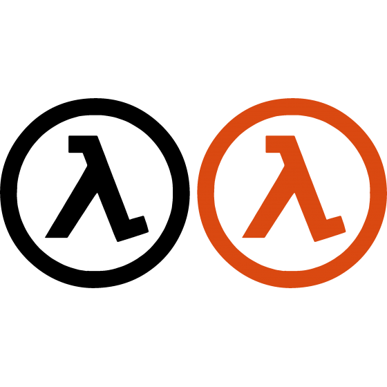 2x Half Life Gamings Stickers