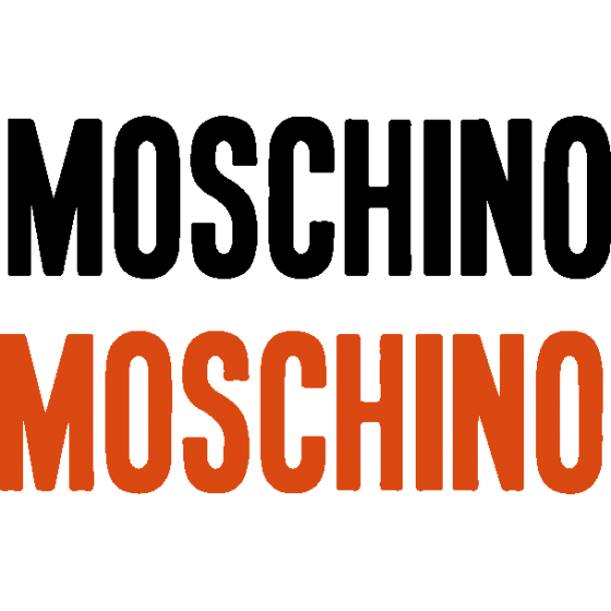 2x Moschino Logo Stickers...