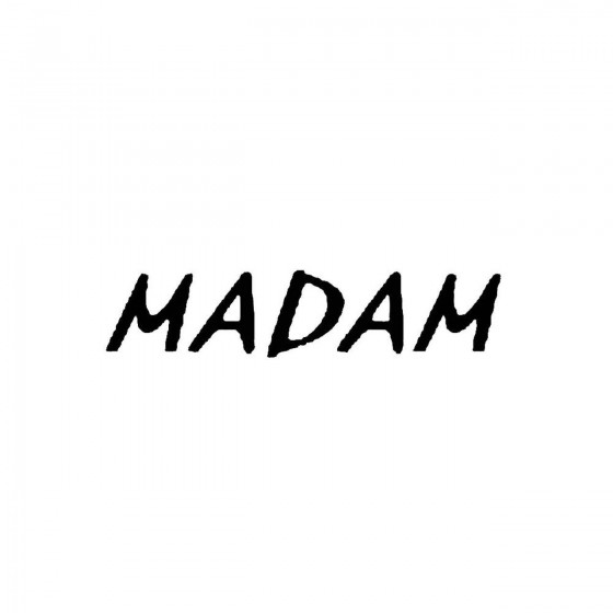 Madam Xband Logo Vinyl Decal