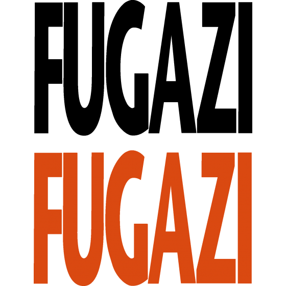 2x Fugazi Logo Vinyl Decals...