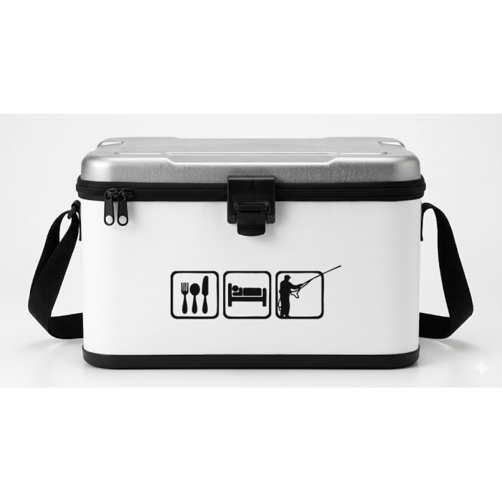 Buy Eat Sleep Fly Fishing Fish 3 Sticker Online
