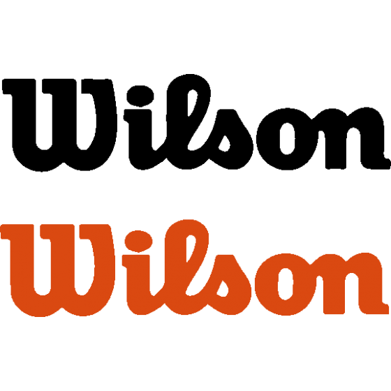2x Wilson Logo Stickers Decals