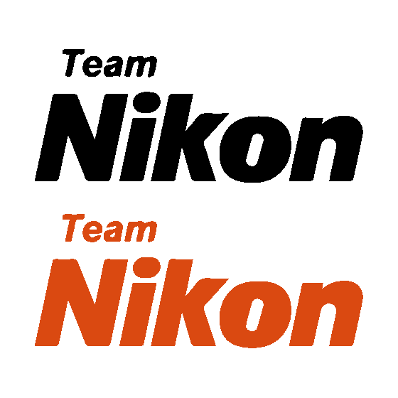 2x Team Nikon Vinyl Decals...