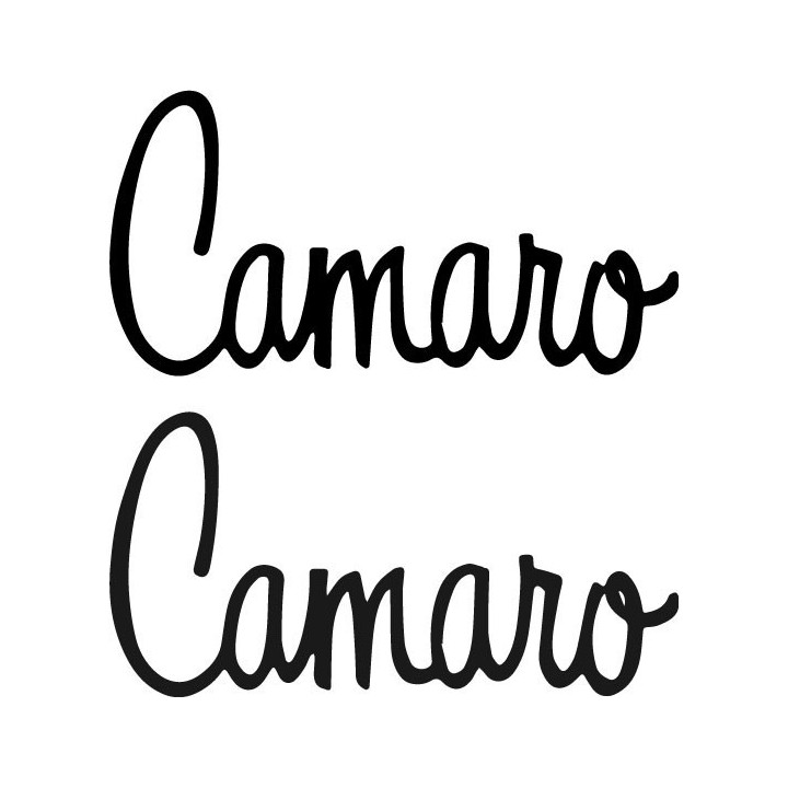 Buy Chevrolet Camaro 1 Decal Sticker Online
