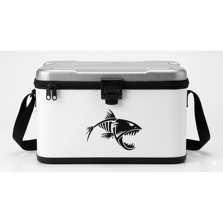 Angry Fish Fishing Vinyl Decal Sticker - DecalsHouse