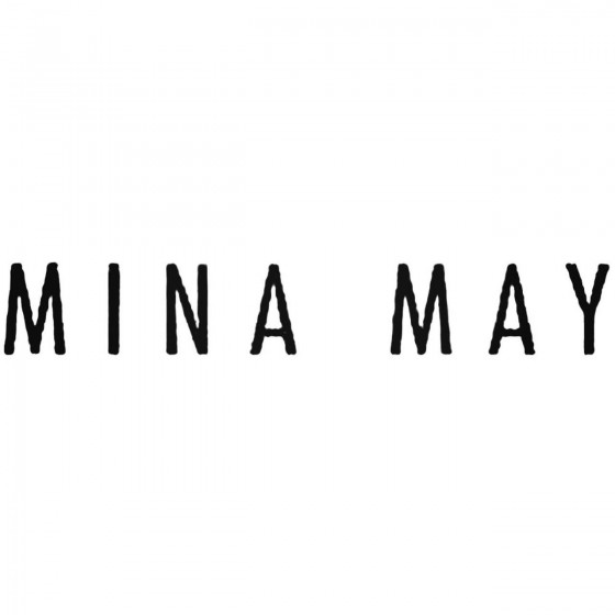 Mina May Band Decal Sticker