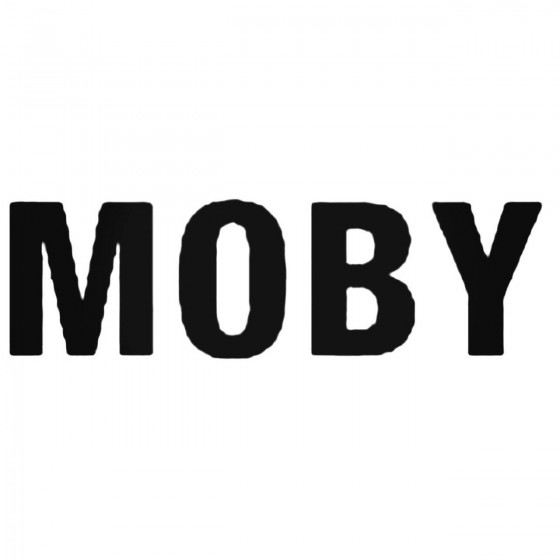 Moby Band Decal Sticker