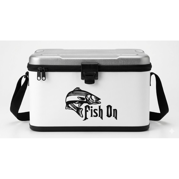 Fish On Fishing Vinyl Decal Sticker - DecalsHouse