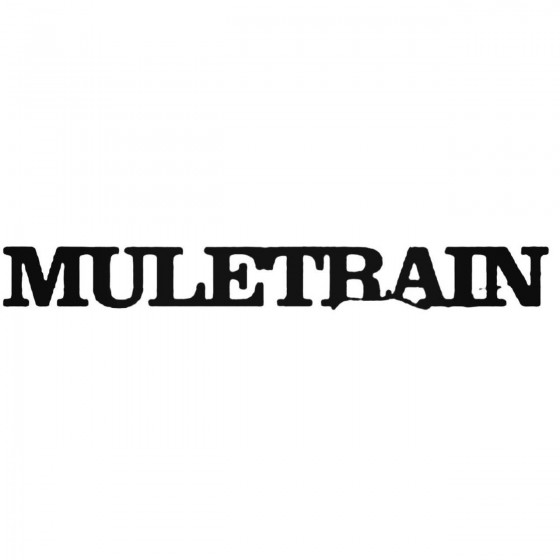 Muletrain Band Decal Sticker