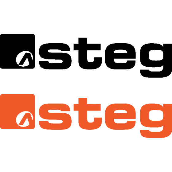 2x Steg Logo Decals Stickers