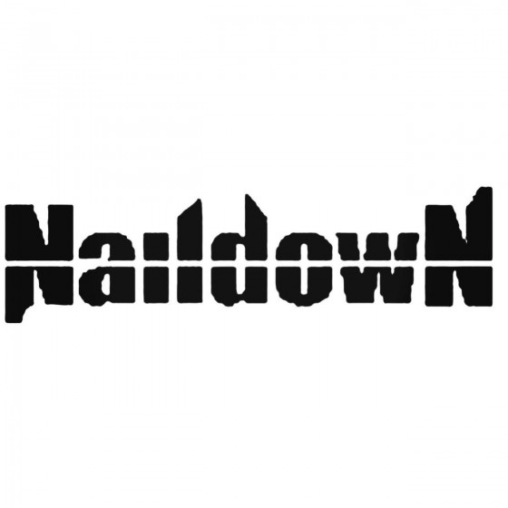 Naildown Band Decal Sticker