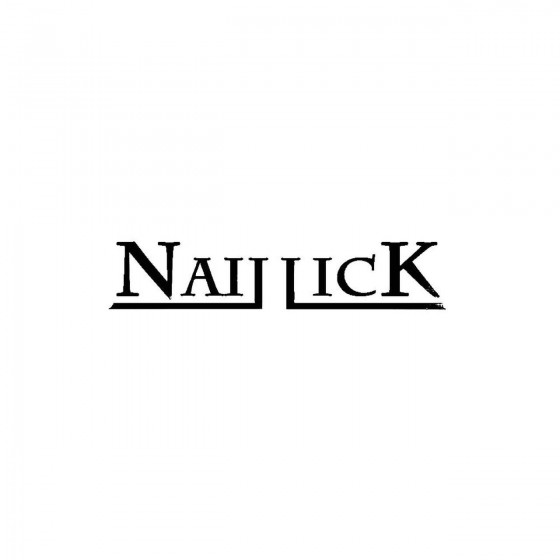 Nail Lickband Logo Vinyl Decal