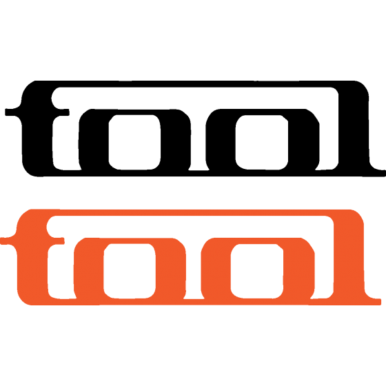 2x Tool Logo Stickers Decals
