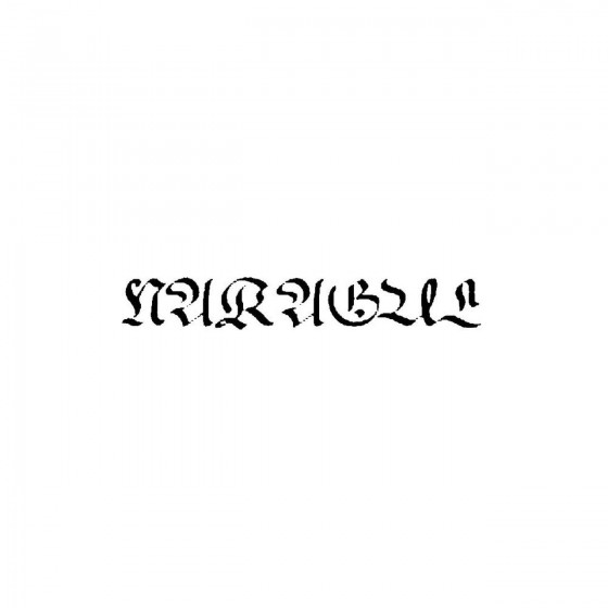 Naragulband Logo Vinyl Decal