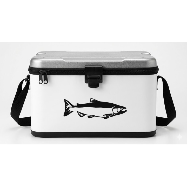 Salmon Vinyl Decal Sticker V18 - DecalsHouse