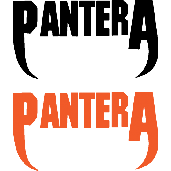 2x Pantera Car Band Logo...