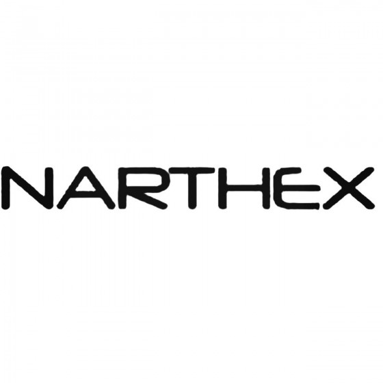 Narthex Rus Band Decal Sticker