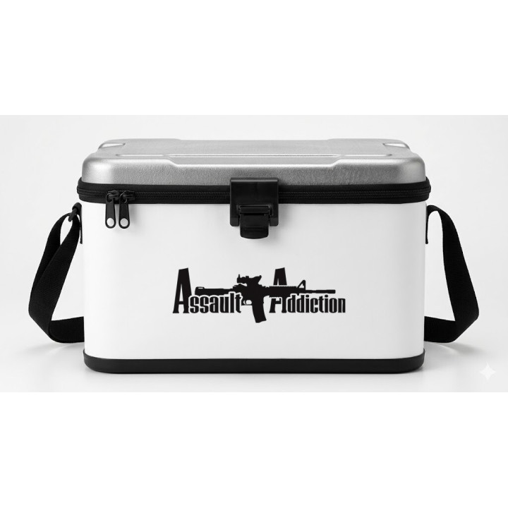 Assault Addiction Fishing 23 Die Cut Decals Stickers - DecalsHouse