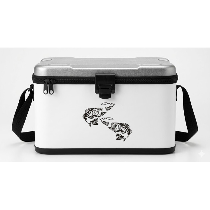 Bass And Spinner Fishing 29 Die Cut Decals Stickers - DecalsHouse