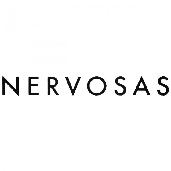 Nervosas Band Decal Sticker