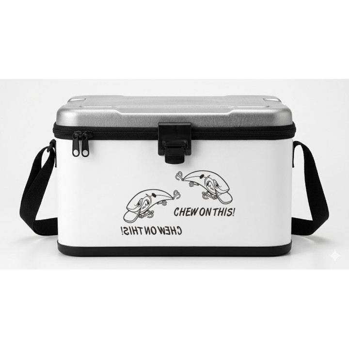 Chew On This Fishing 29 Die Cut Decals Stickers - DecalsHouse