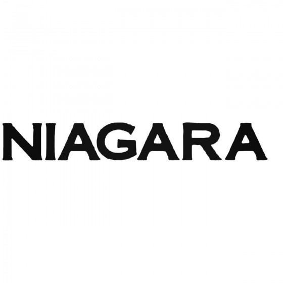 Niagara Band Decal Sticker