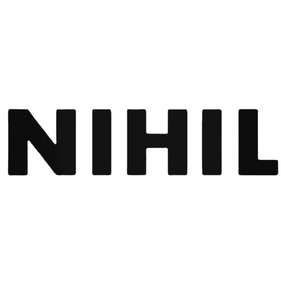 Nihil Band Decal Sticker