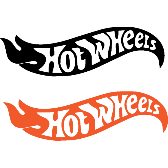 2x Hot Wheels Logo Vinyl...