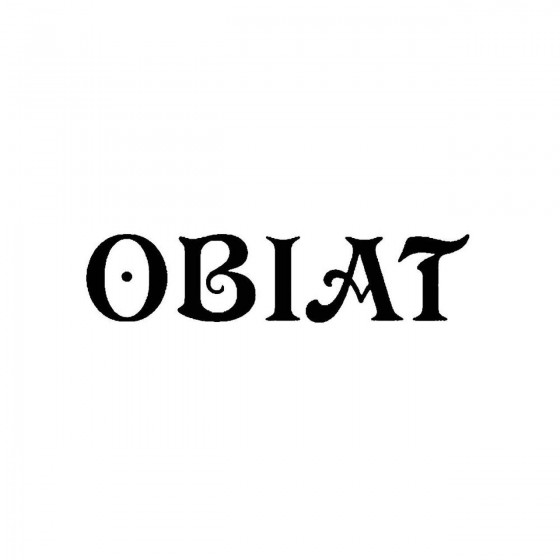 Obiatband Logo Vinyl Decal