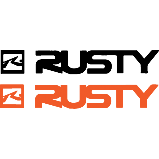 2x Corporate Logo Rusty...