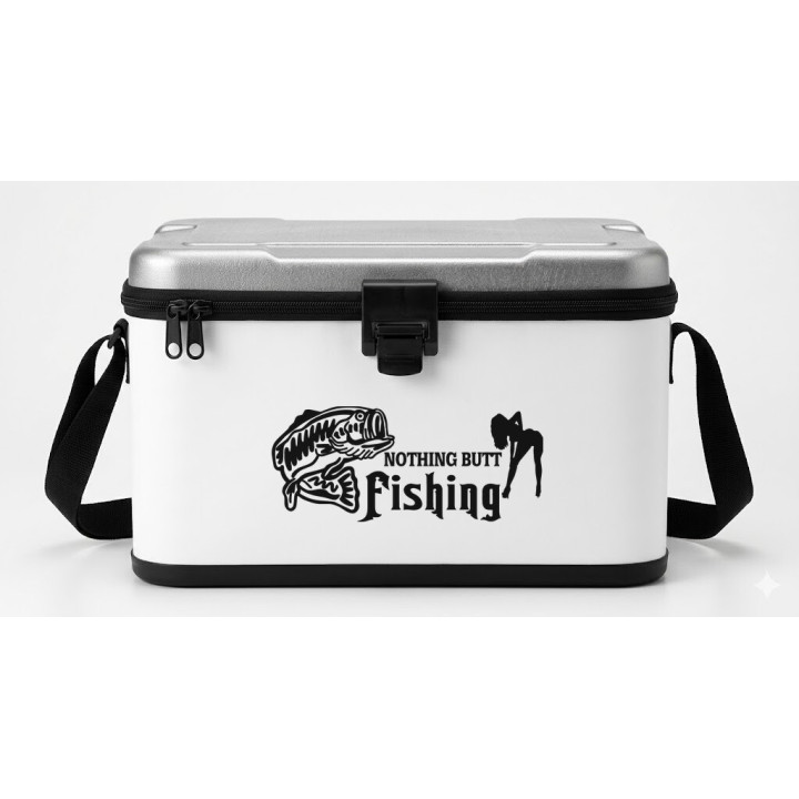 Nothing Butt Fishing Funny 29 Die Cut Decals Stickers - DecalsHouse