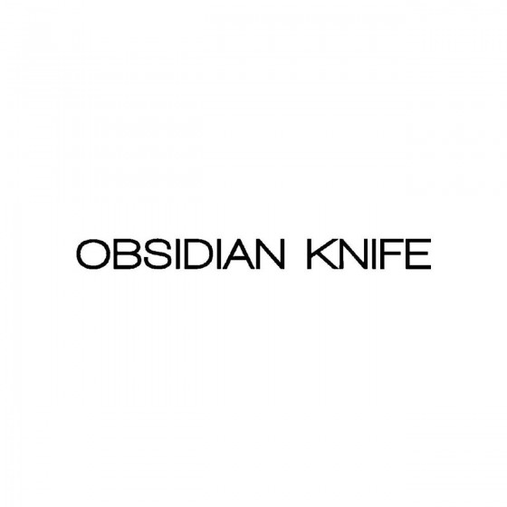 Obsidian Knifeband Logo...