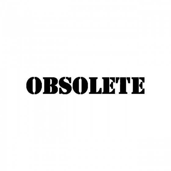Obsoleteband Logo Vinyl Decal
